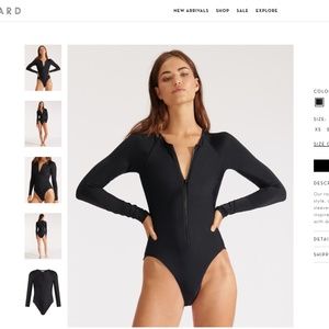 Veronica Beard Dune Rash-Guard Swimsuit